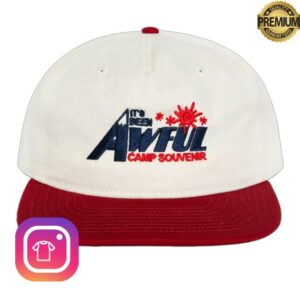 Top Dawg Entertainment Apparel Merch Isaiah Rashad Awful Camp Souvenir Hat Red
