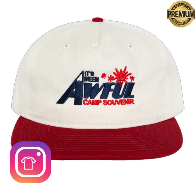 Top Dawg Entertainment Apparel Merch Isaiah Rashad Awful Camp Souvenir Hat Red