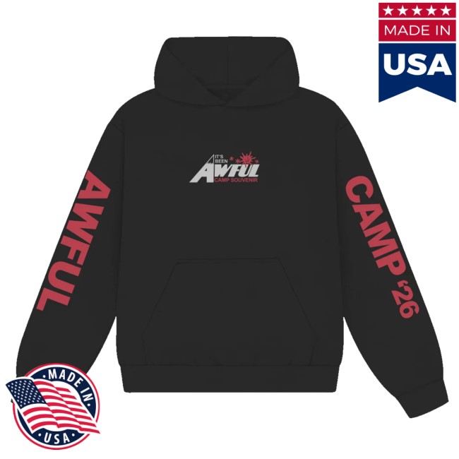Top Dawg Entertainment Apparel Merch Isaiah Rashad Awful Camp Souvenir Hoodie