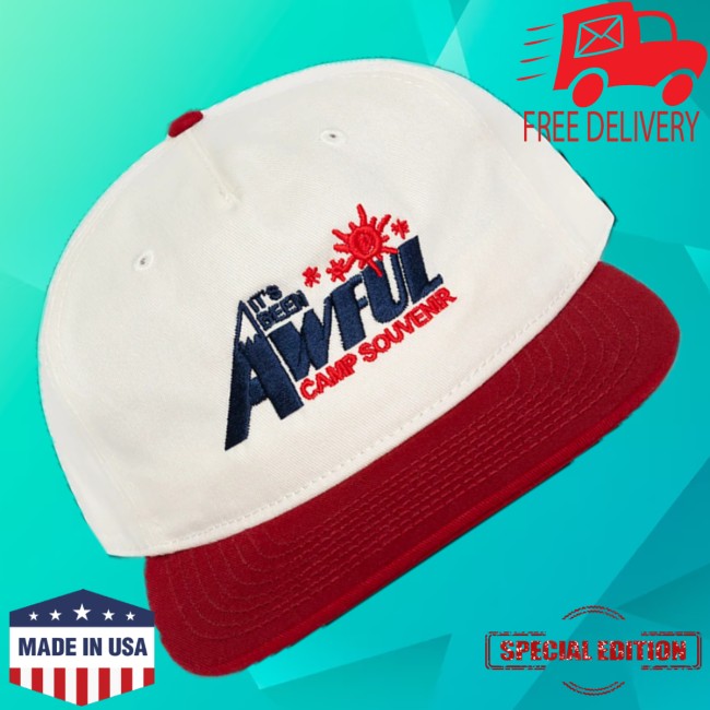 Top Dawg Entertainment Store Merch Isaiah Rashad Awful Camp Souvenir Hat (Red)