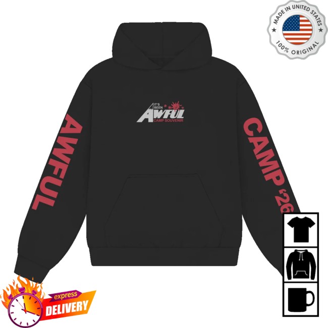 Top Dawg Entertainment Store Merch Isaiah Rashad - Awful Camp Souvenir Hoodie