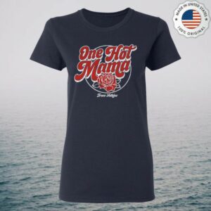 Trace Adkins Merch Store Ladies Navy One Hot Mama Tee