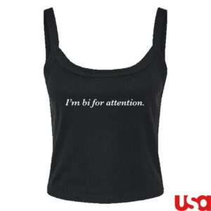 Transfigure Print Co Merch Store I'm Bi For Attention Tank