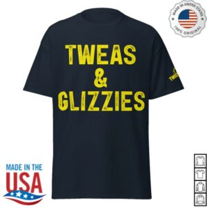 Twisted Tea Merch Store Navy Twea & Glizzies Short Sleeve Tee