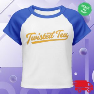 Twisted Tea Merch Store Women's Twisted Tea Rib Raglan Baby Tee