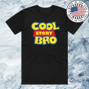 Twisted Thread Merch Store Cool Story Bro Funny T-Shirt Black