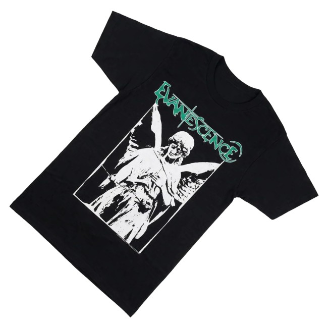 Twisted Thread Merch Store Evanescence Weeping Angel Black T-Shirt