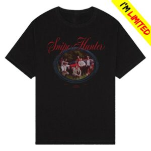 Tyler Childers Merch Store Snipe Hunter Band Photo Black T-Shirt