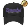 Unrivaled Basketball Store Merch Unrivaled Black Purple Wordmark Hat