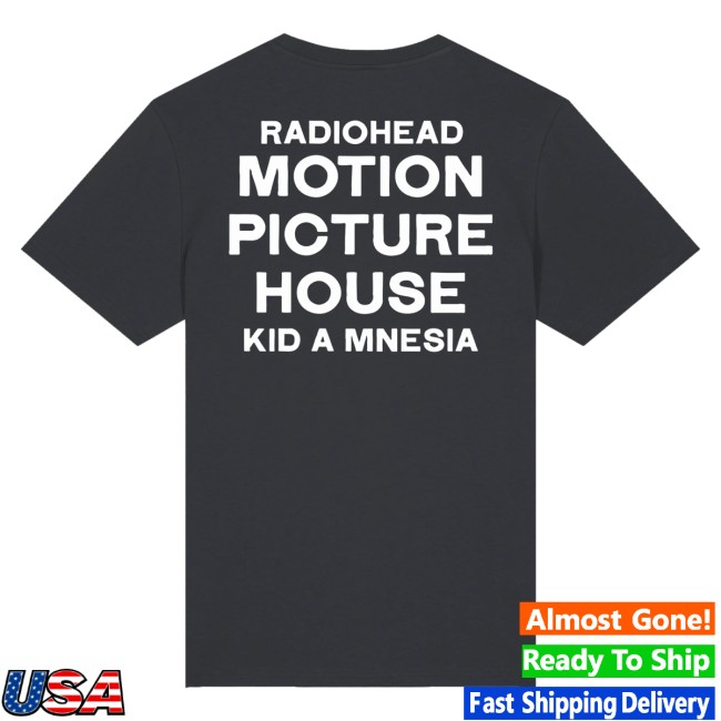W.A.S.T.E. Store Merch Motion Picture House Black T-Shirt