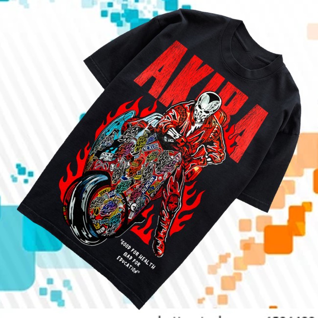 Warren Lotas Merch Store Red Bike T-Shirt Black 3 Warren Lotas Merch Store Red Bike T-Shirt Black