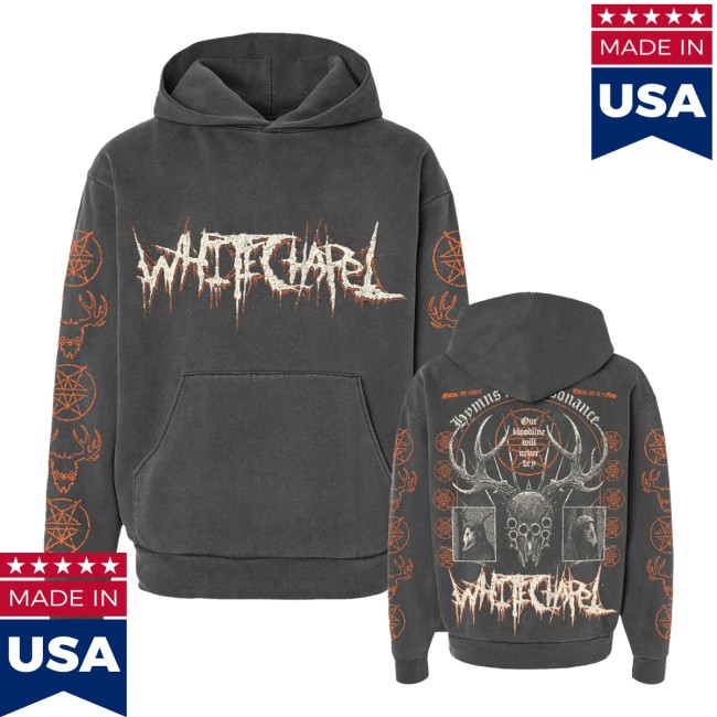 Whitechapel Store Merch Bloodlines Pigment Black Pullover Hoodie