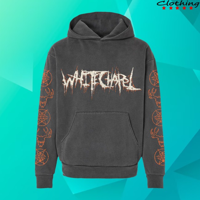 Whitechapel Store Merch Bloodlines Pigment Black Pullover Hoodie
