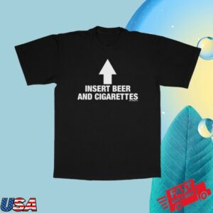 Will Mahony Store Merch Beer And Cigs Shirt Black