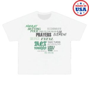 Zayn Store Merch Konnakol Tracklist Tee