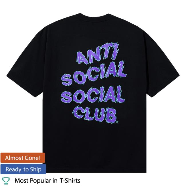 Anti Social Social Club Merch Shop Store Chaos Premium Tee Black