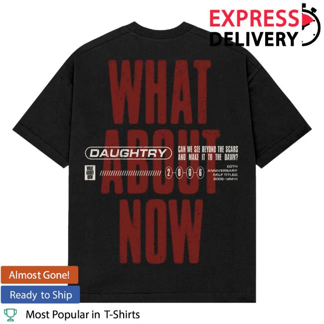 Daughtry Merch Shop Store What About Now Tee