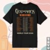Godsmack Merch Shop The Rise Of Rock Admat Itin Tee Shirt