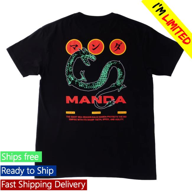 Godzilla Merch Store Shop Souvenir Series Manda Shirt