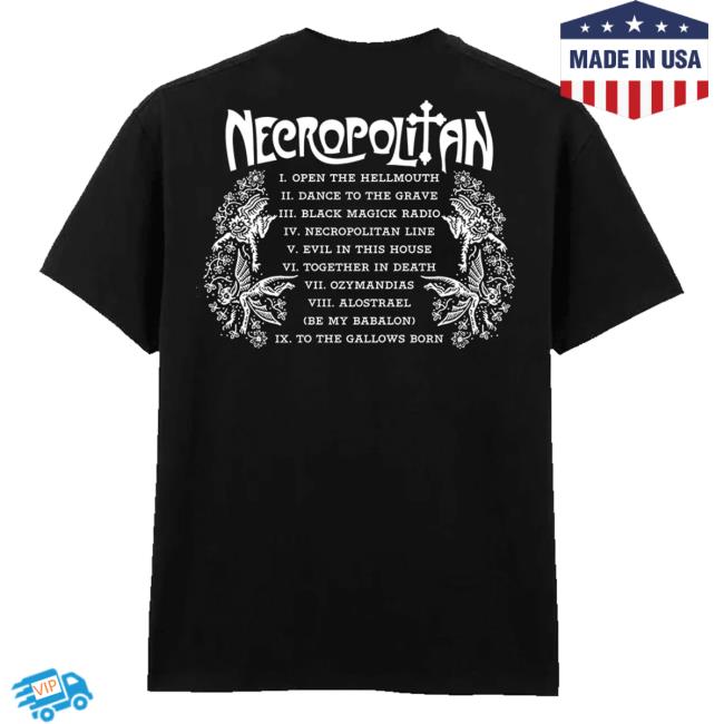 Green Lung Merch Shop Store Necropolitan Tee Black