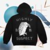 Highly Suspect Merch Shop Store Mcid Vulture Black Zip Up Hoodie