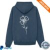 Montez Merch Store So Ist Das Mit Dem Gluck Kleeblatt Washed Blue Hoodie