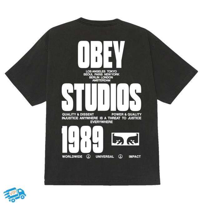 Obey Clothing Merch Shop Store Stamped Pigment Shirt