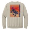 Prorodeo Merch Shop Store Nfr Ombre Landscape Crewneck Sweatshirt