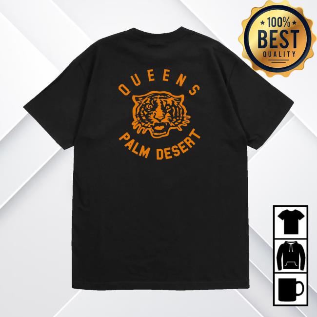 Queens Of The Stone Age Merch Palm Desert Black Tee Shirt