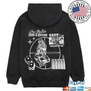 Shroud Merch Shop Store One Bullet Zip Hoodie