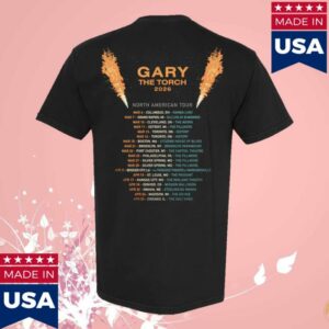 Stephen Wilson Jr. Merch Shop Store Gary The Torch Tour Tee