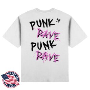 Stvw Music Store Merch Stvw 'Punk Rave' Tee White