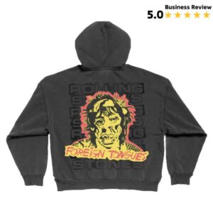 The Rolling Stones Merch Shop Store Foreign Tongues Zip Hoodie