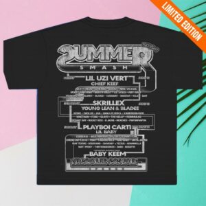 The Summer Smash Merch Shop Store Connections Shirt Black
