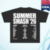 The Summer Smash Merch Shop Store Edm Shirt Black