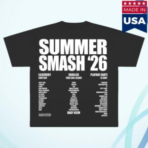 The Summer Smash Merch Shop Store Edm Shirt Black