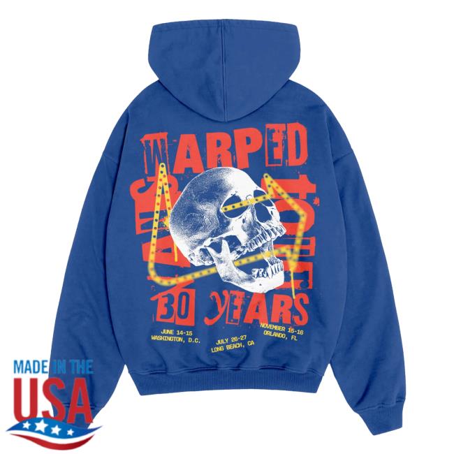 Vanswarped Tour Store Merch Shop Store 30 Years Hoodie