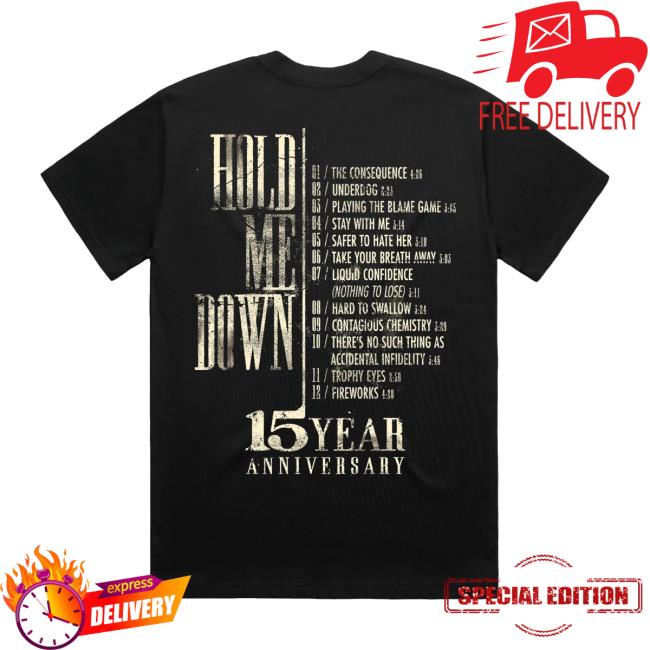 You Me At Six Merch Shop Hold Me Down Shirts