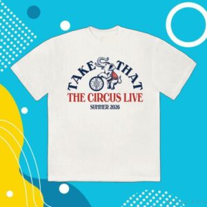 Take That Merch The Circus Live Summer 2026 Tee Shirt