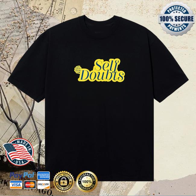 Anti Social Social Club Merch Shop Store I Doubt It Premium Tee Black