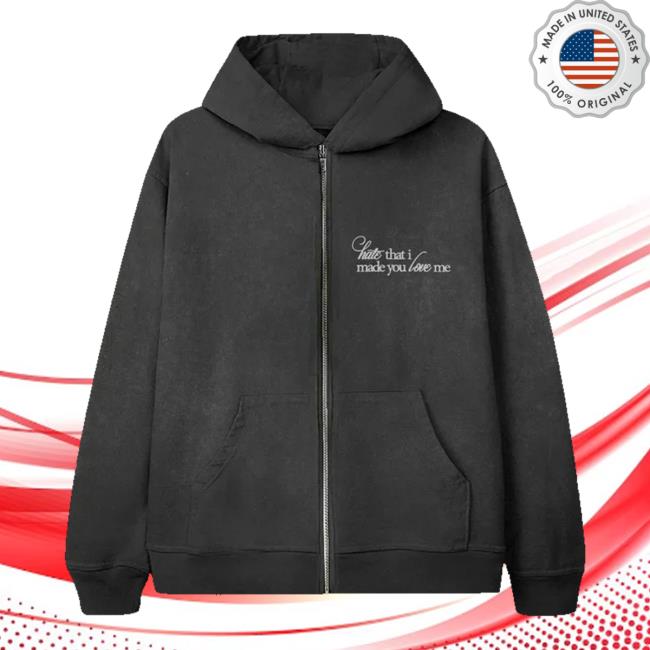 Ariana Grande Merch Shop Store Hate That I Made You Love Me Flower Zip Hoodie 5 Ariana Grande Merch Shop Store Hate That I Made You Love Me Flower Zip Hoodie