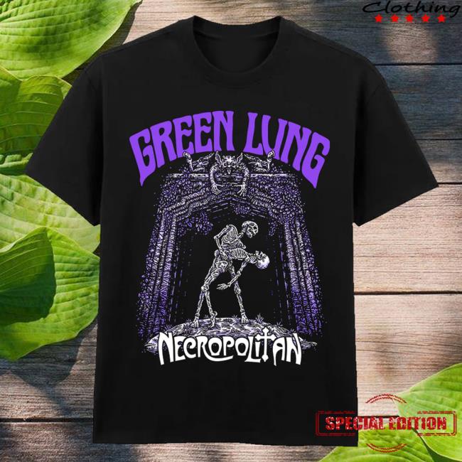 Green Lung Merch Shop Store Necropolitan Tee Black