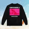 Madonna Merch Confessions Ii Neon Long Sleeve Tee Shirt