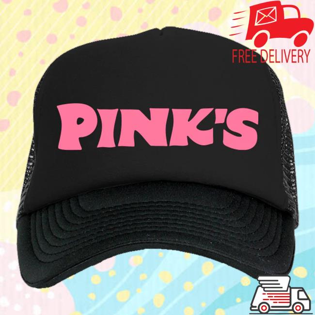 Pinks Hollywood Merch Shop Store Pink's Logo Trucker Hat