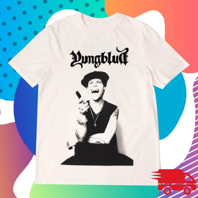Yungblud Store Merch Laughing T-Shirt 4 Yungblud Store Merch Laughing T-Shirt