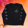 Yungblud Store Merch Washed Dateback Long Sleeve T-Shirt