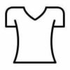 Ladies V Neck T Shirt