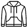 Zip Up Hooded Sweatshirt