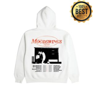 100Graham Store Merch Moodswings Tour White Hoodie