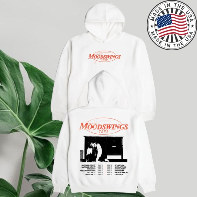100Graham Store Merch Moodswings Tour White Hoodie